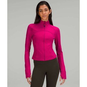 NWT Lululemon Ribbed Nulu Cropped Define Jacket, Size 14, WLDB Wild Berry